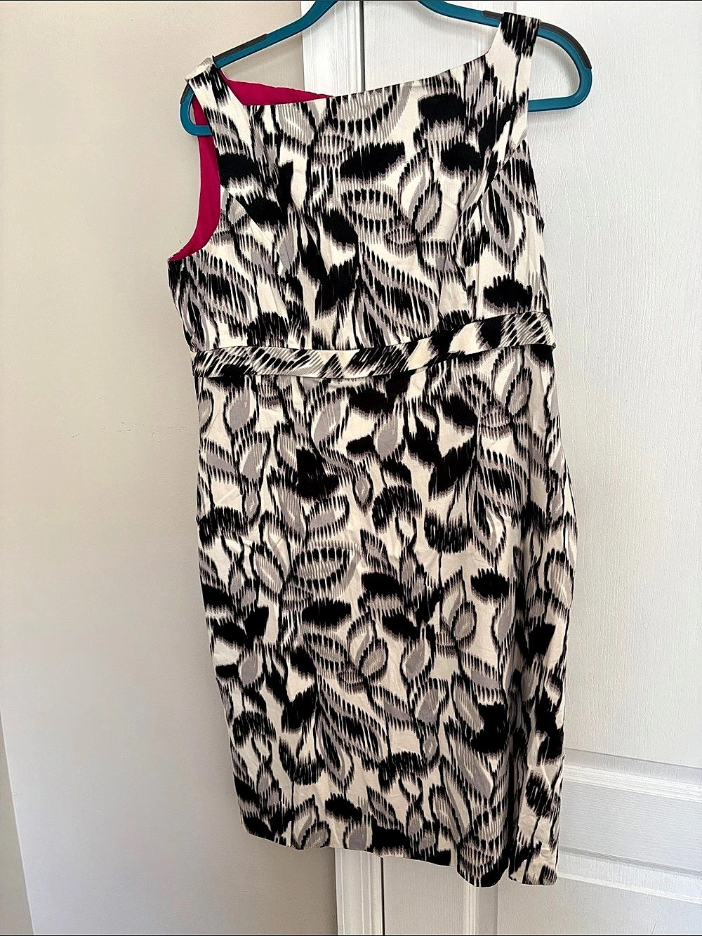 Jones New York Abstract Print Mini Dress Size 16 Like New